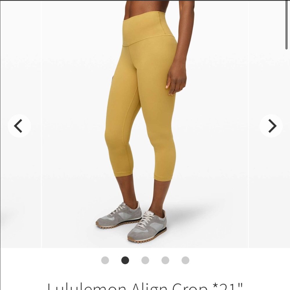 Lululemon athletic align crop 21 grape leaf